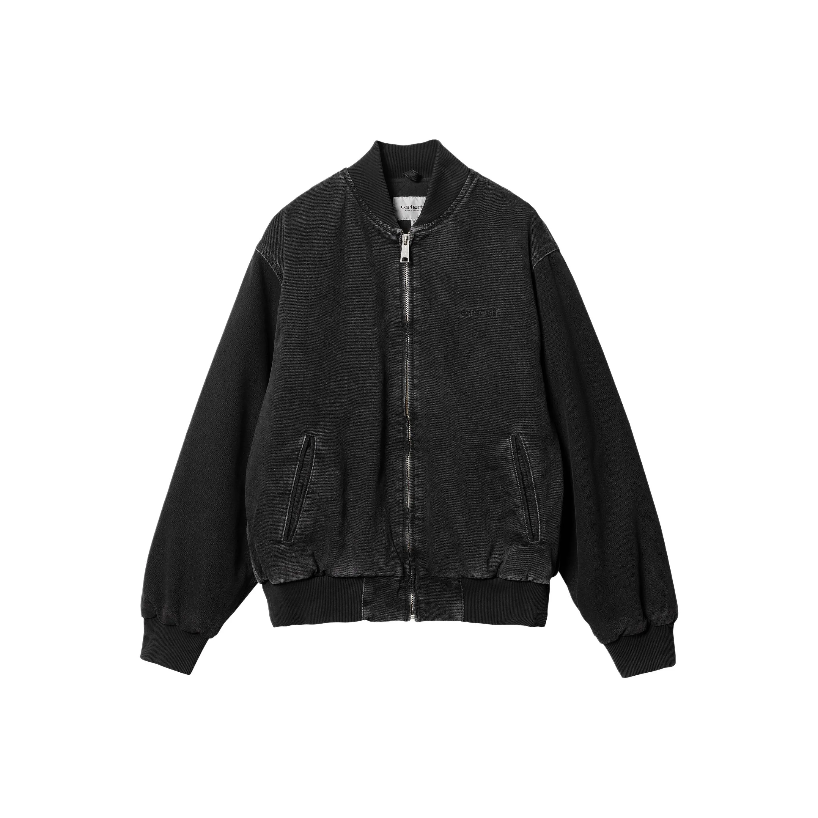 Carhartt WIP Paxon Bomber Jackets Coats Men's Black