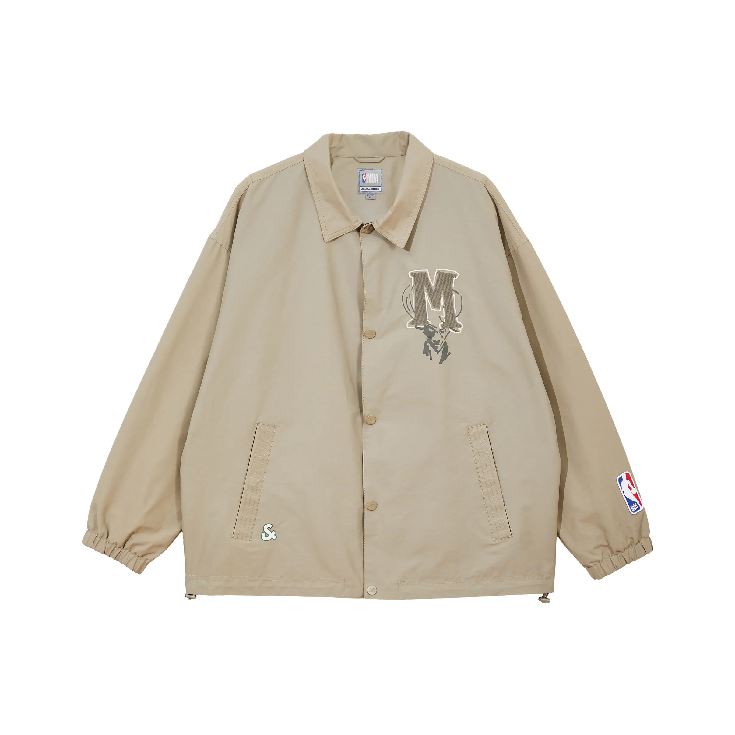 JACK JONES· x NBA Jackets Coats Unisex Khaki