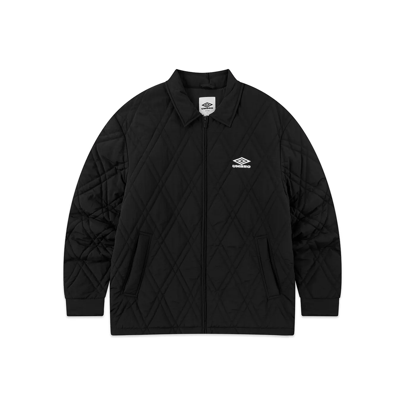 Umbro совместный пуховик унисекс черного цвета с узором "глаз"