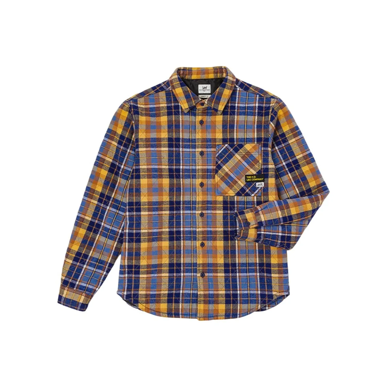 Lee Хлопковый пуховик Мужской Темно-синий