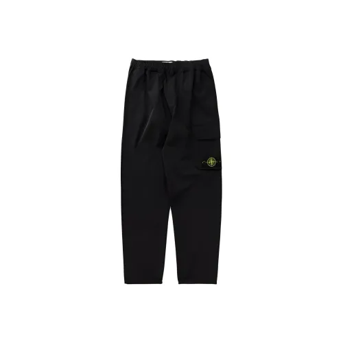 STONE ISLAND Черные Мужские Брюки карго