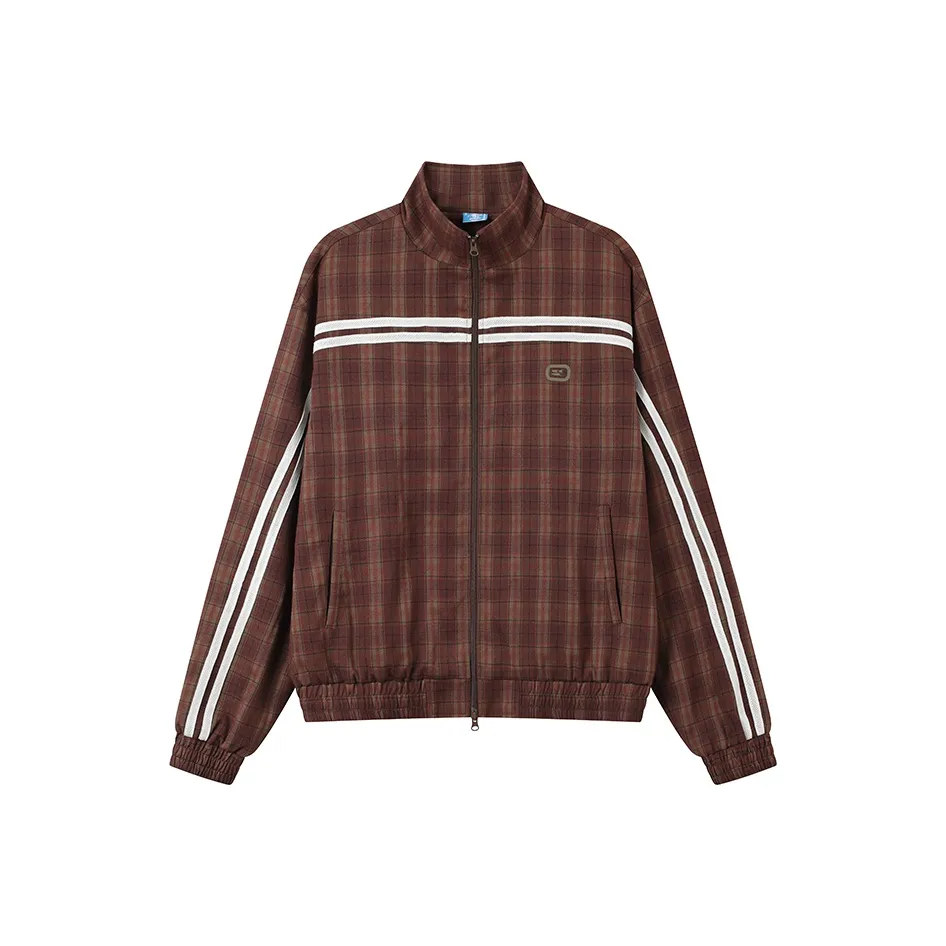 Crying Center Красная клетка Пальто Унисекс Куртки