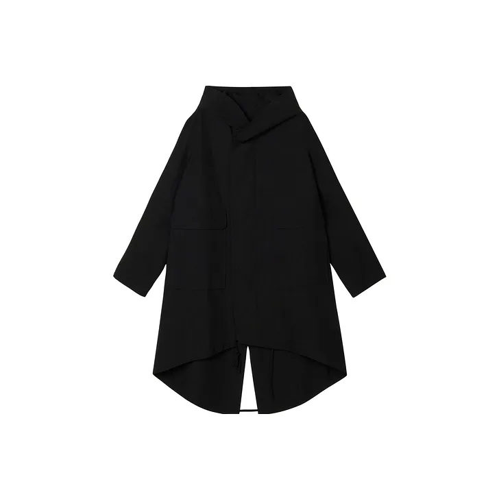 CROQUIS Trench Coats Unisex 001 Jet Black