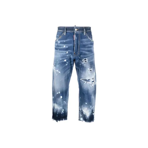 DSQUARED 2 Мужские джинсы синие