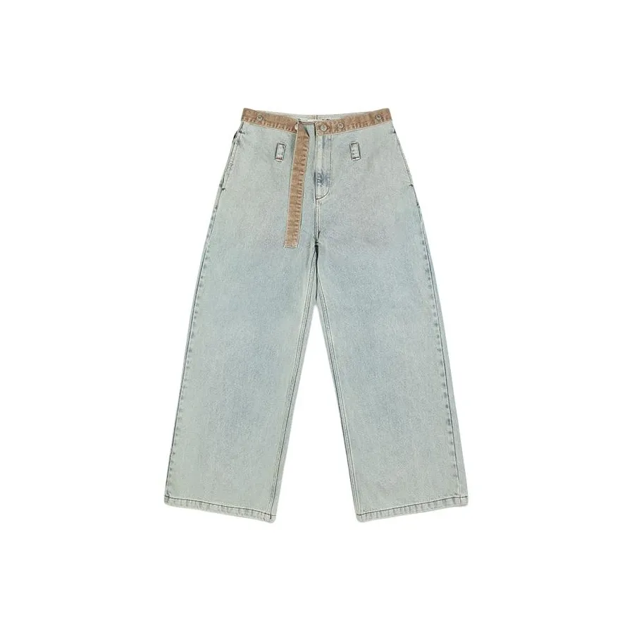 GOOD BAI Jeans Unisex Washed Blue
