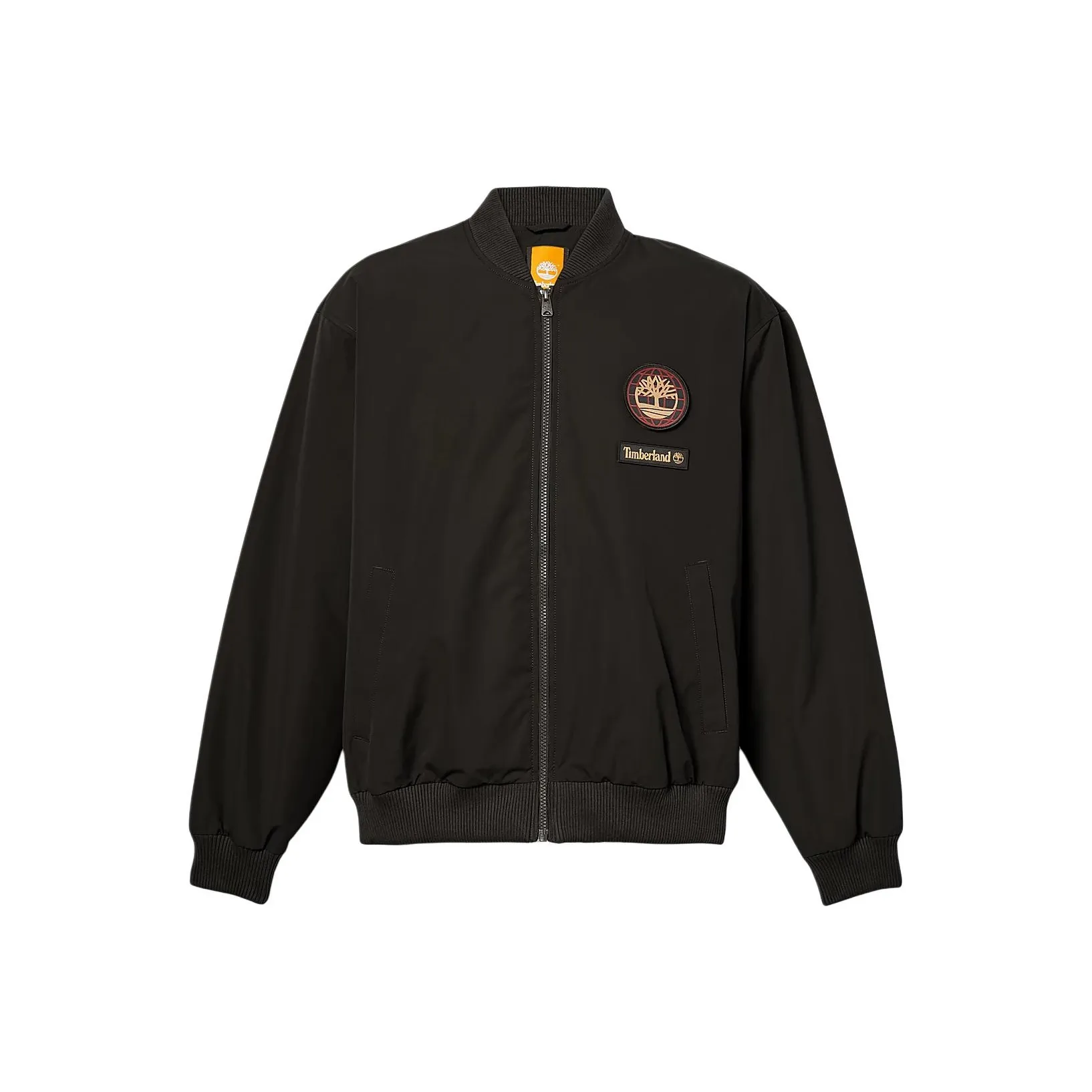 Timberland Китайский Новый Год Значок BOMBER Пуховая куртка Унисекс Черный