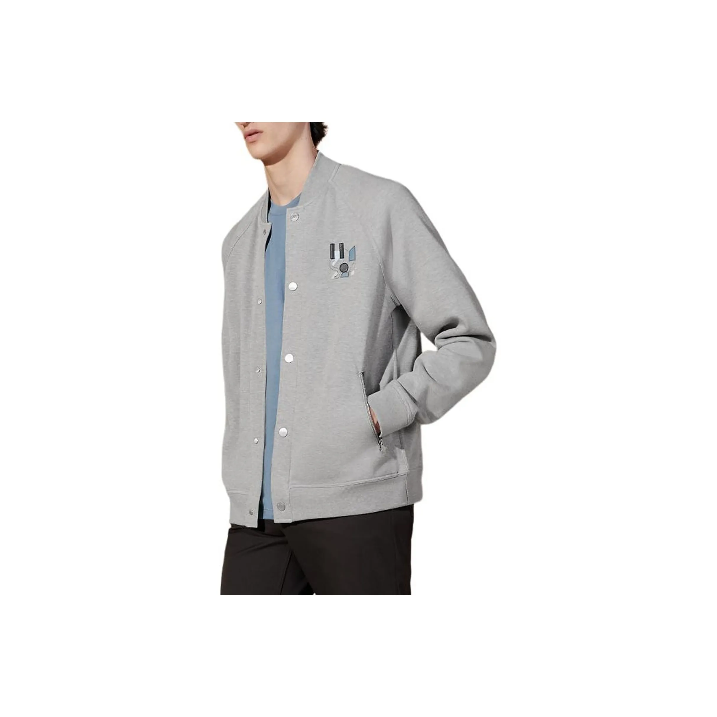 HERMES Jackets Men Light Gray