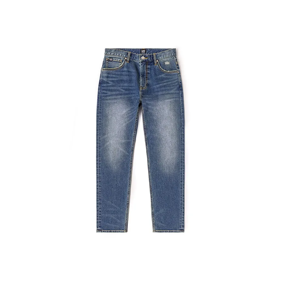 Lee совместный модель FW24 Джинсы Мужские Средне-синие