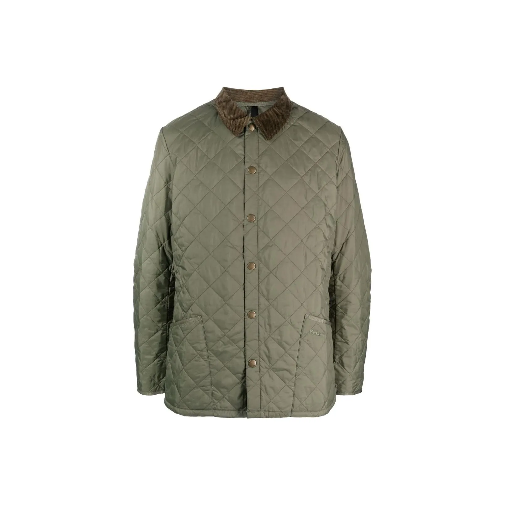 BARBOUR Corduroy collar Diamond quilted Jacket