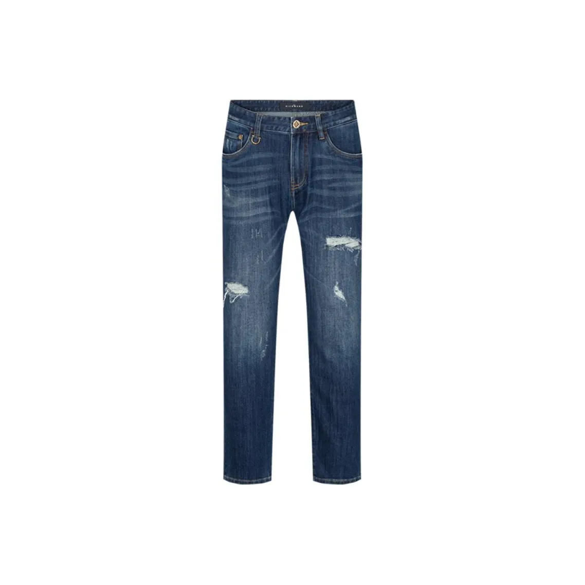 JOHN RICHMOND Джинсы Мужские Джинсовый Синий