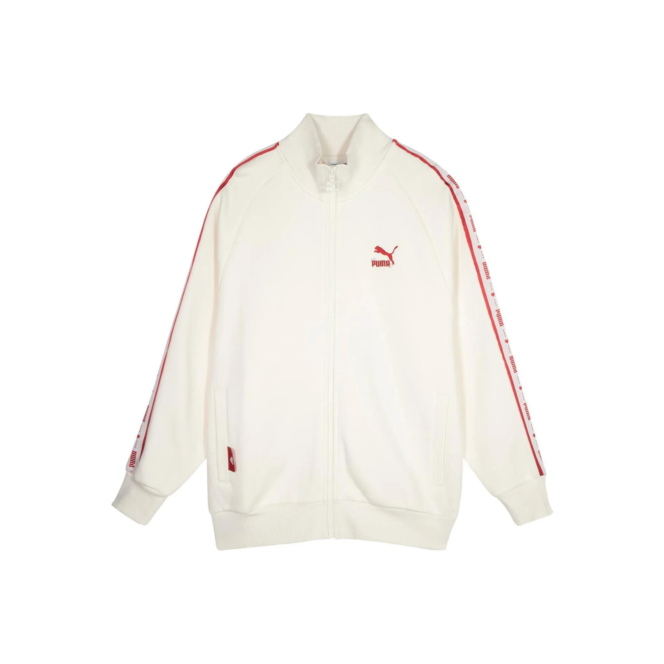 PUMA TRACK Куртка Куртки Пальто Унисекс Экрю