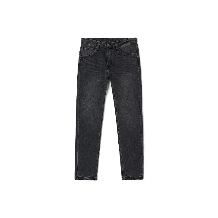 Мужские джинсы Lee co-branded модели темно-серого цвета