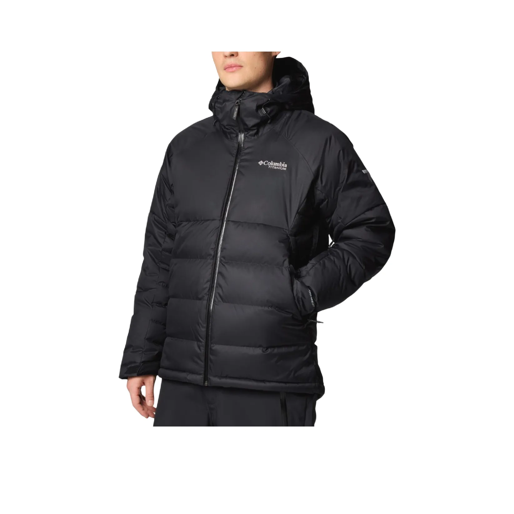 Columbia совместный бренд Roaring Fork пуховик мужской черный