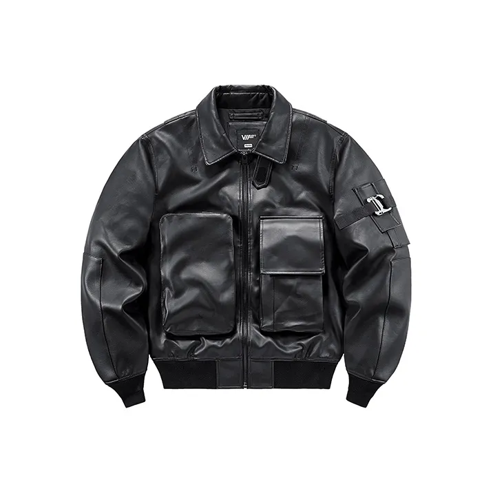 VIP Functional Series Leather Jacket Unisex Black