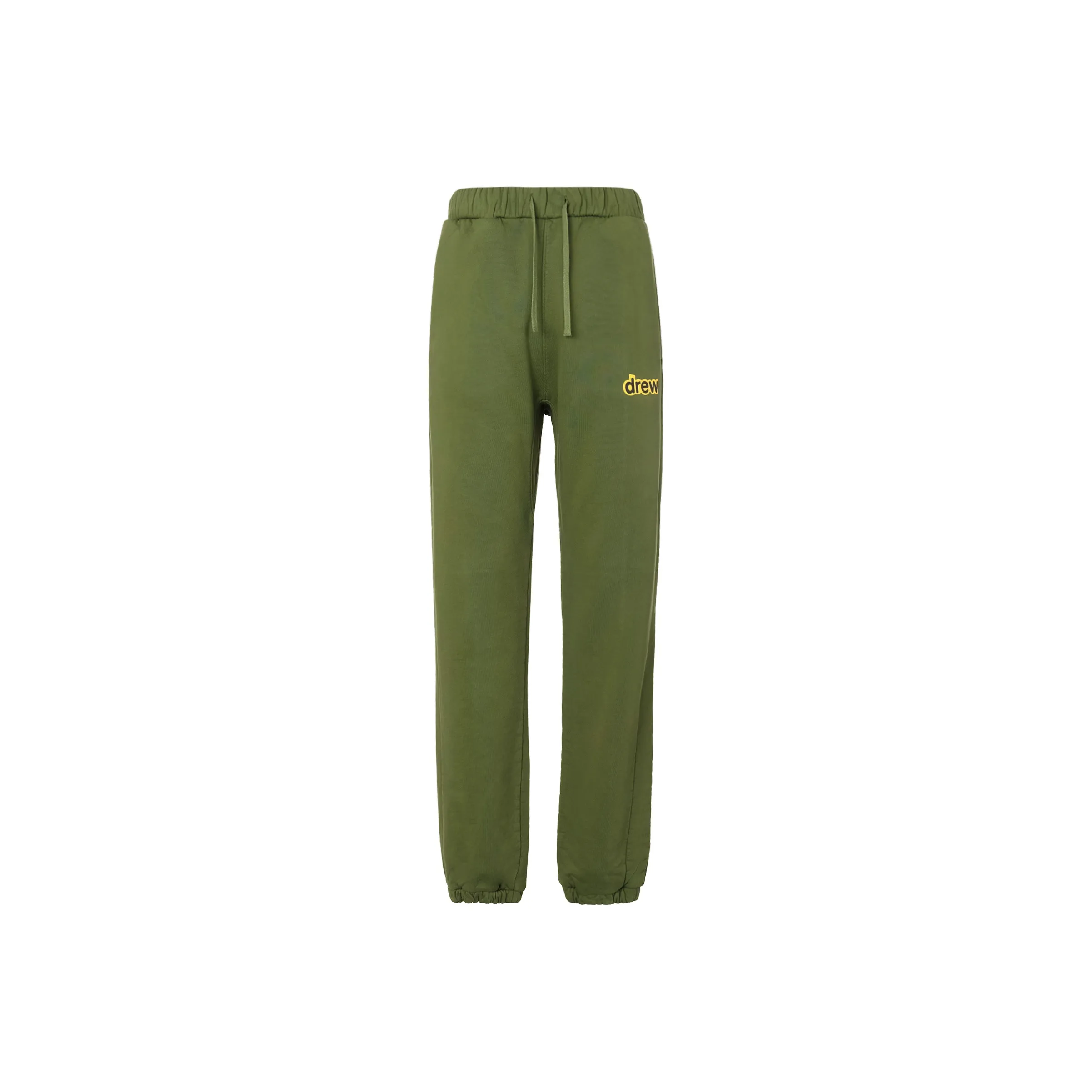 Drew House Letter Logo Series Knitted Sweatpants Unisex Olive Green