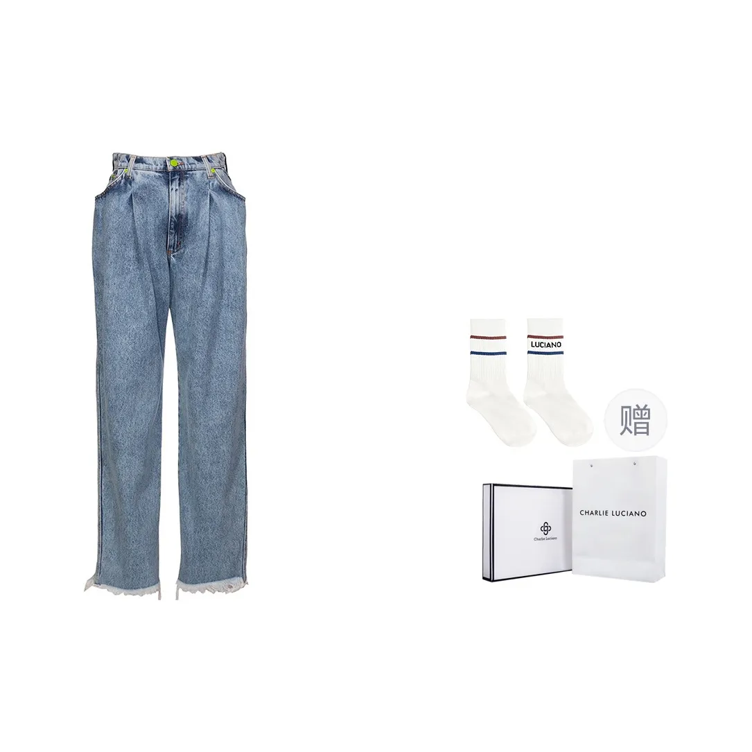 Charlie Luciano Jeans Unisex Light Blue