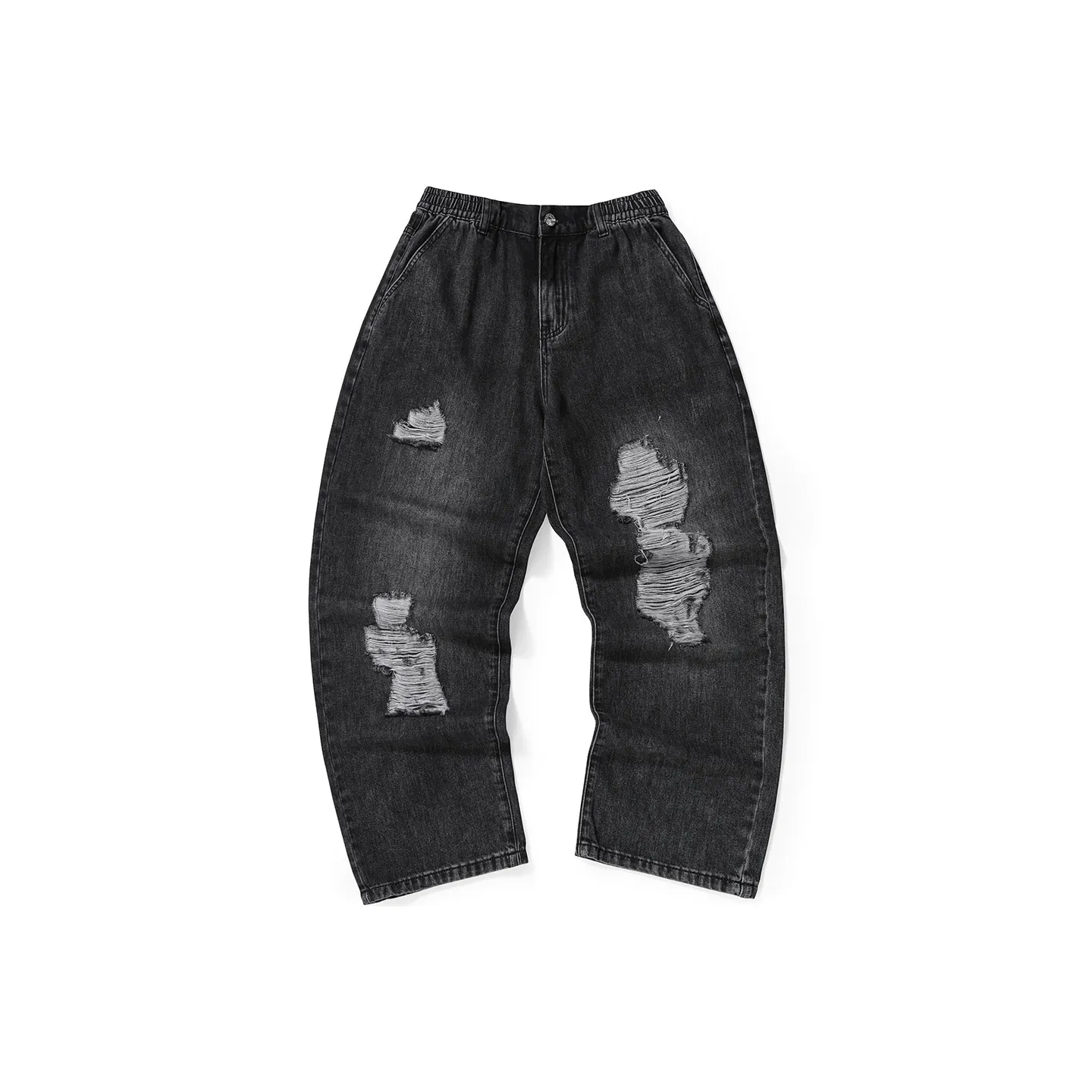 GENANX Черный Серый Цвет Мужские Джинсы