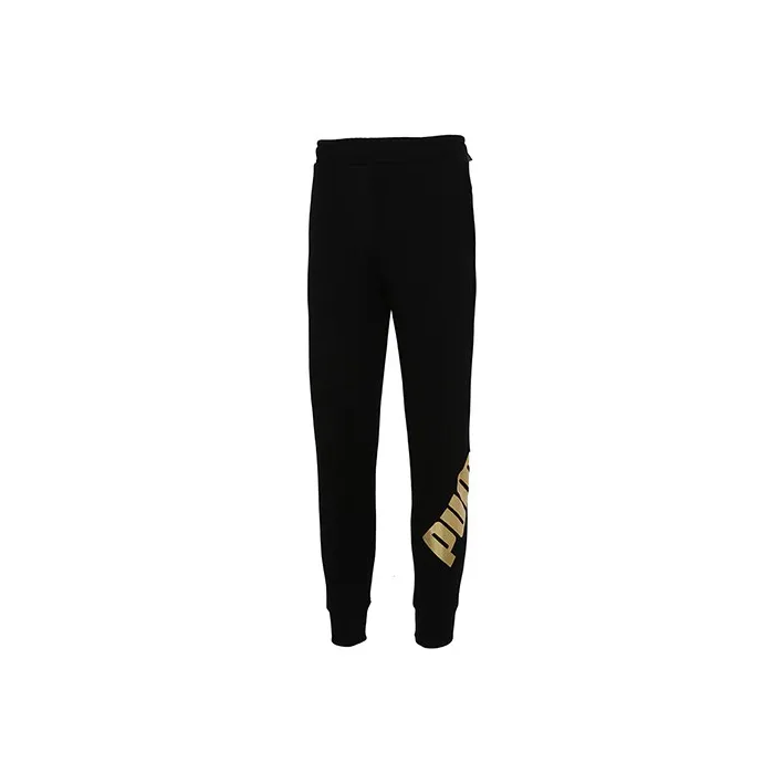 PUMA Knitted Sweatpants Men's Black