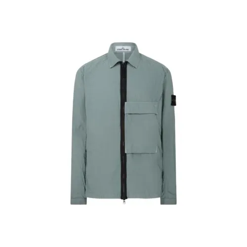 STONE ISLAND Зеленая Мужская Куртка