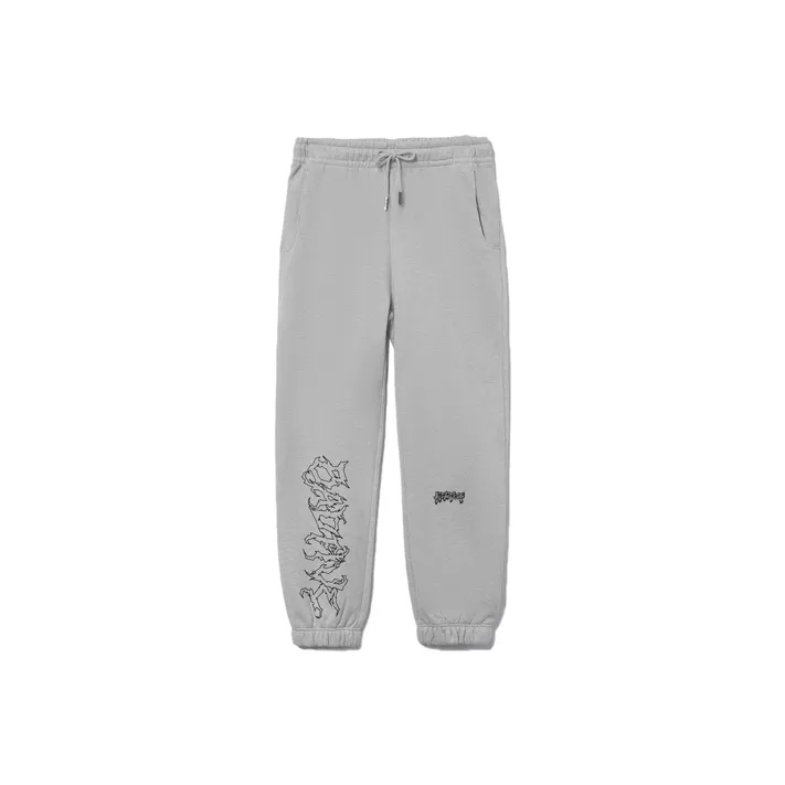 LINING Вязаные тренировочные брюки мужские серые