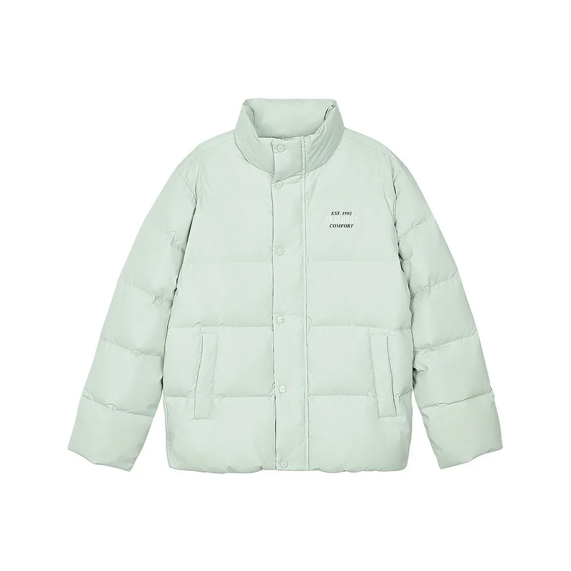 Skechers Sports Alliance Series Пуховик Унисекс Ртуть Зеленый