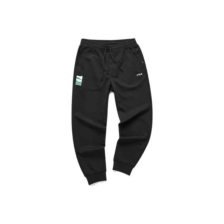 FILA FUSION Knitted Sweatpants Men's Black