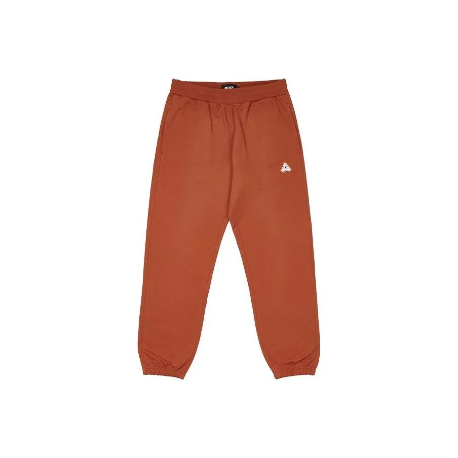 Дворцовый ржаво-красный унисекс вязаные тренировочные брюки