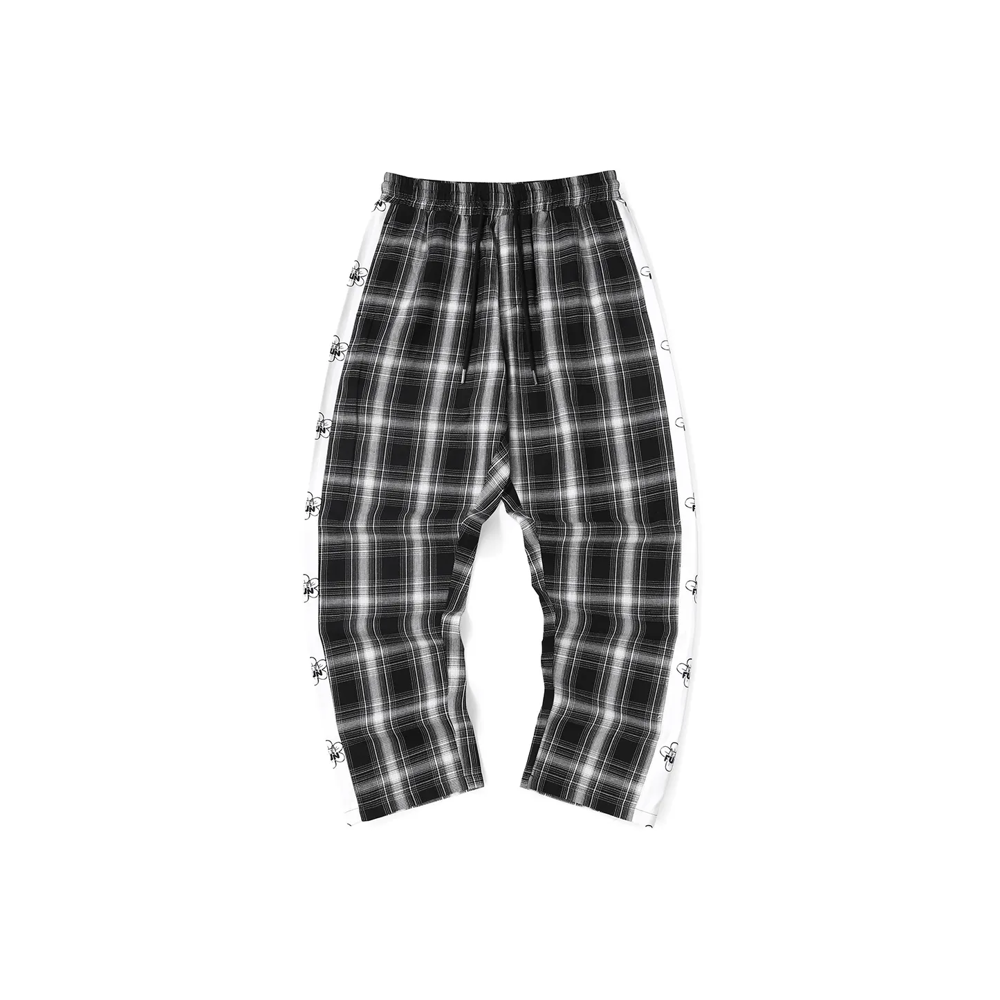 BT Прямой крой Брюки Повседневные Унисекс