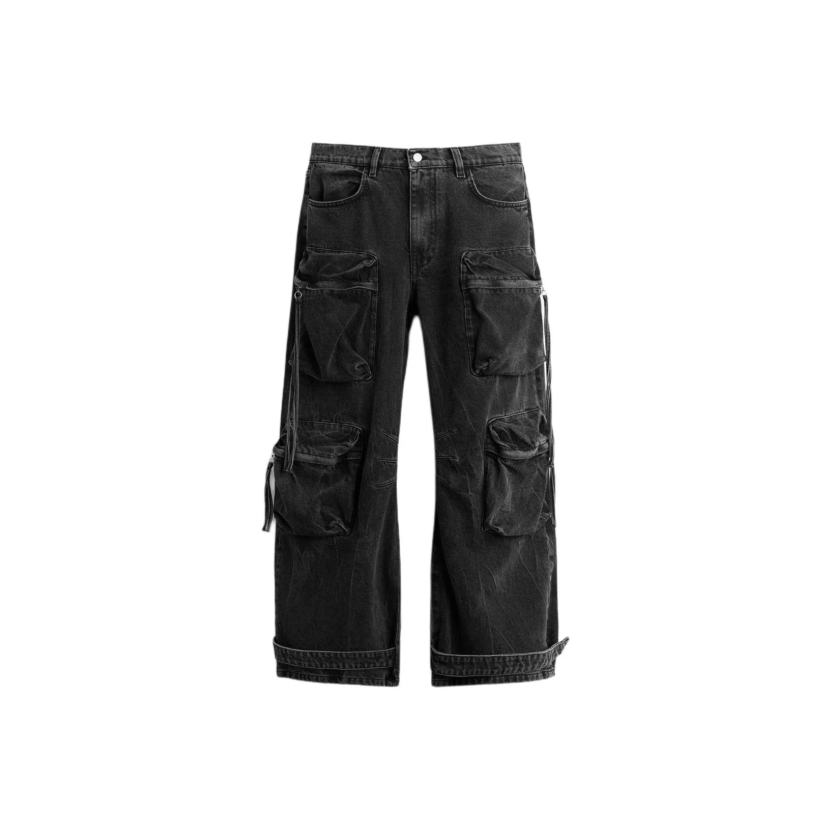 ZARA Мужские черные джинсы