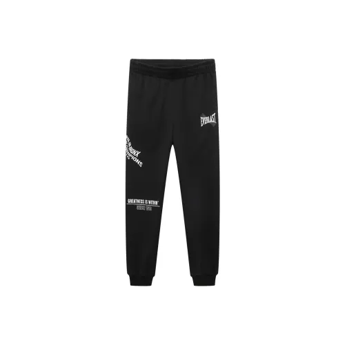 EVERLAST Черные Унисекс Вязаные Тренировочные Брюки