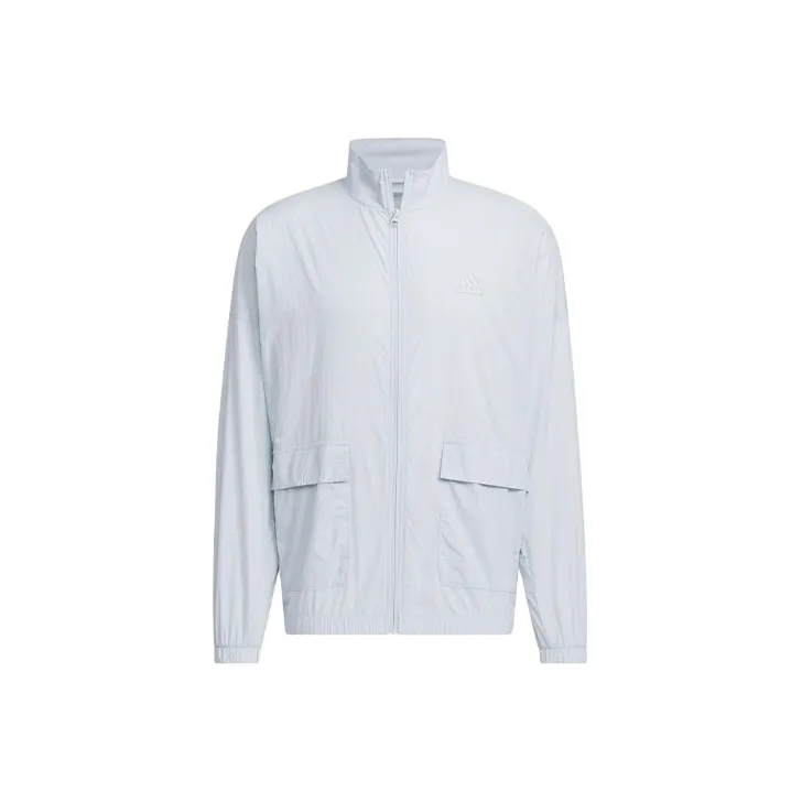 Adidas Relaxed Куртка Куртки Пальто Мужской Светло-Синий