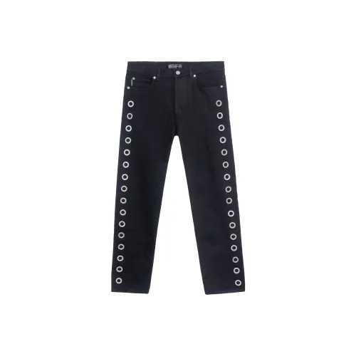VERSACE Черные Мужские Джинсы