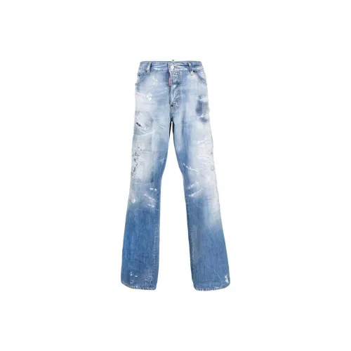 DSQUARED 2 Мужские джинсы синие