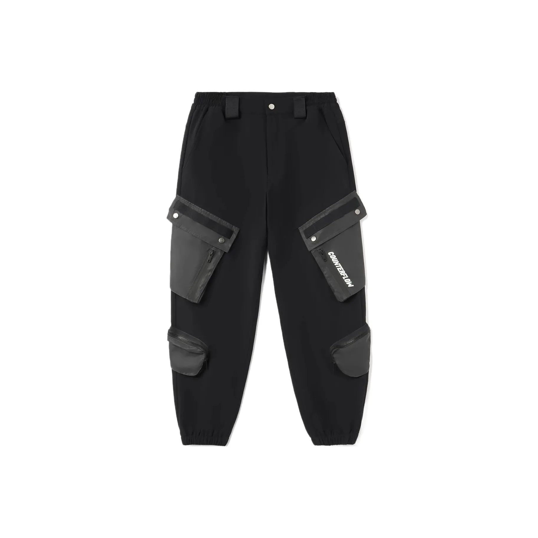 LINING CF Tracing Knitted Sweatpants Men Black