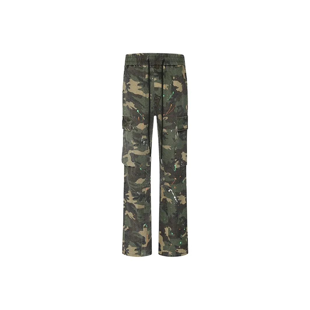 COOLALPACA Cargo Pants Unisex Camouflage