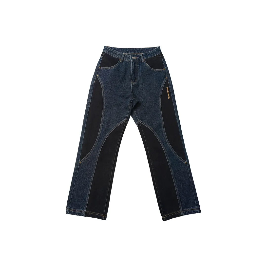 THEWIZBRAND Джинсы Унисекс Синий Черный