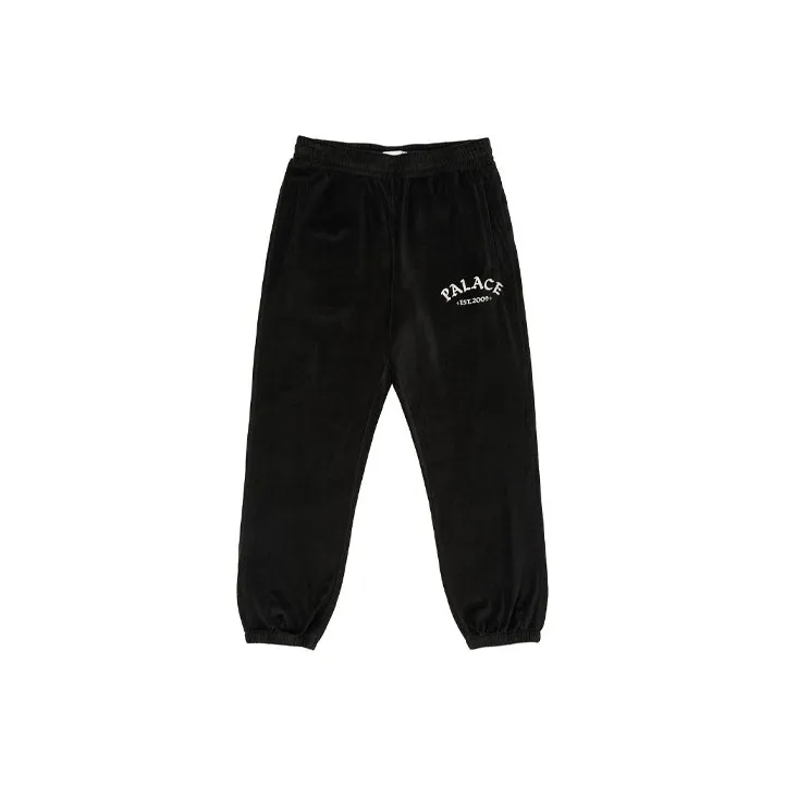 Дворцовый черный унисекс вязаные тренировочные брюки