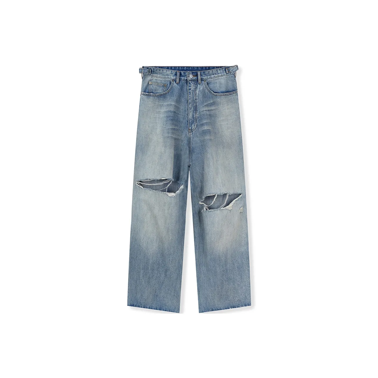 BONELESS 2023 SPRING/SUMMER Jeans Unisex Blue