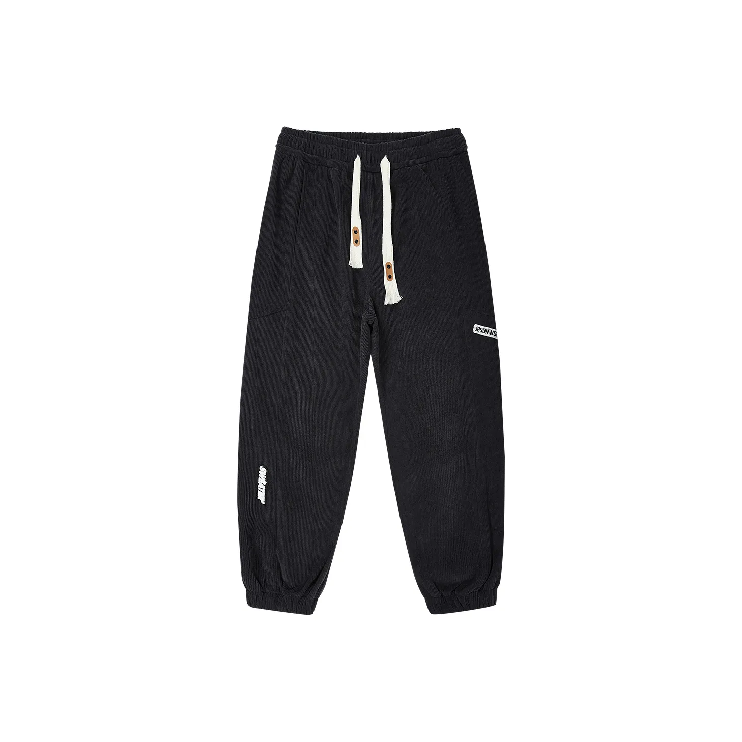 JASONWOOD Autumn And Winter Season Knitted Sports Pants Trendy Thickened Casual Pants Unisex