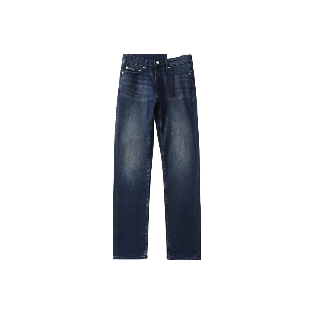 CALVIN KLEIN Джинсы Мужские Темно-синие