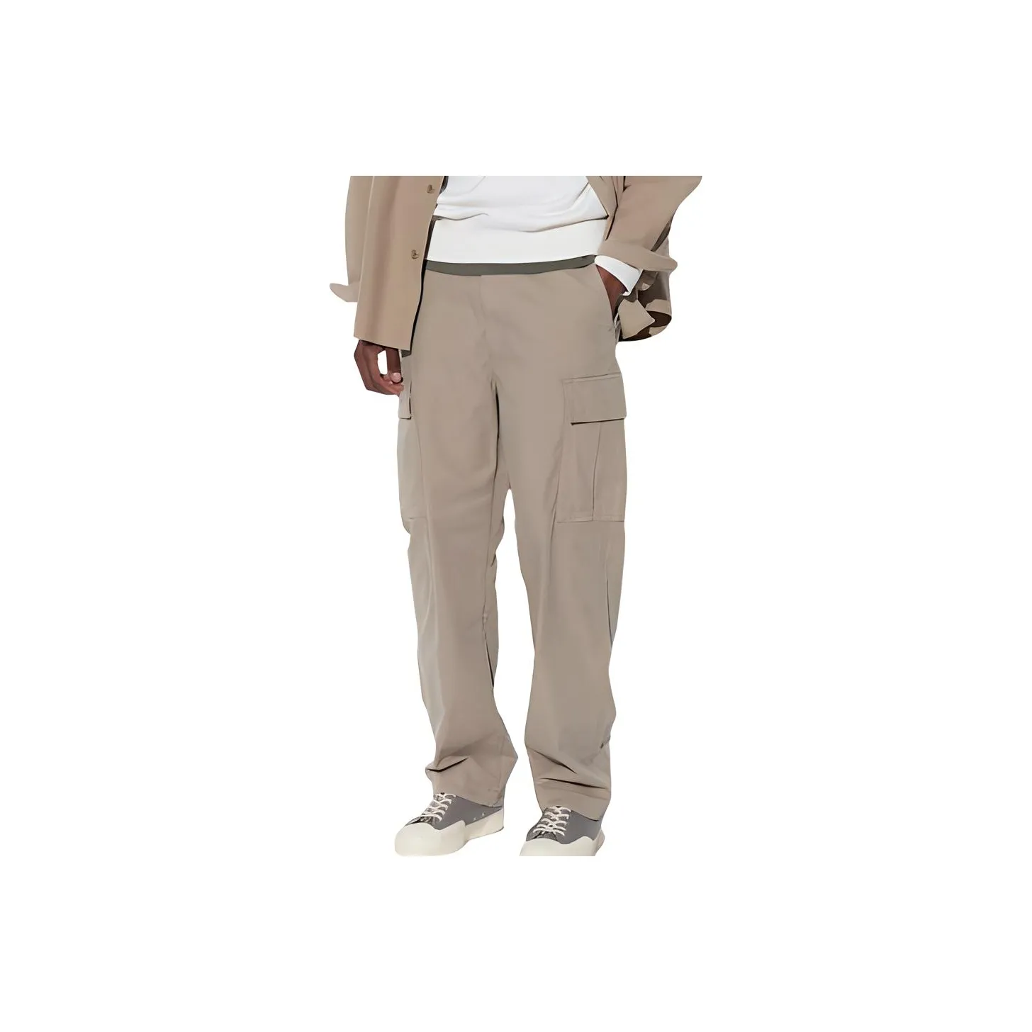 UNIQLO Cargo pants Svarta Unisex Beige