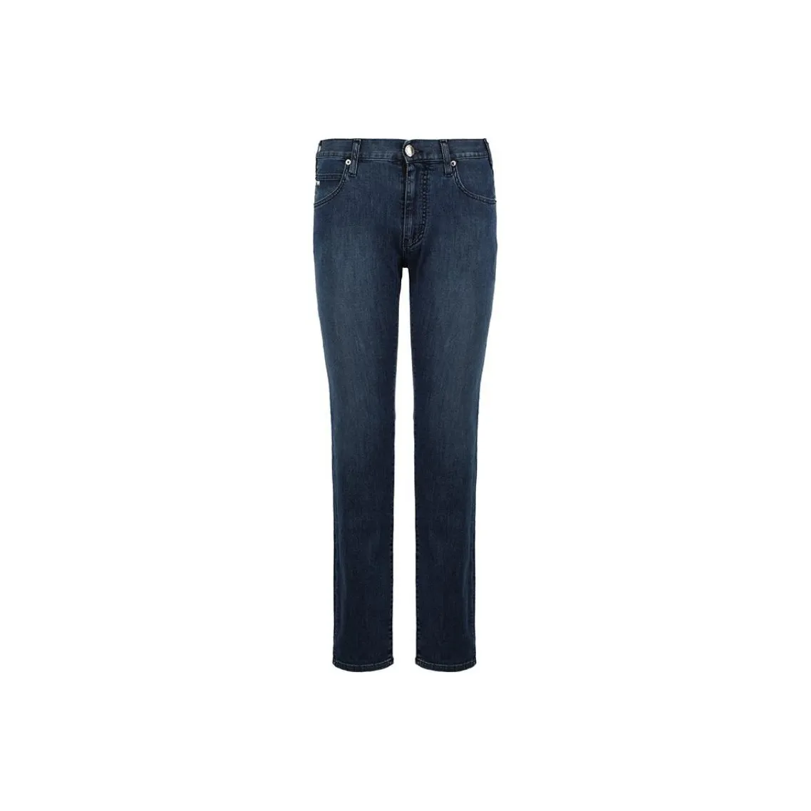 EMPORIO ARMANI J45 Regular Fit Worn Wash 8 Oz Denim Jeans