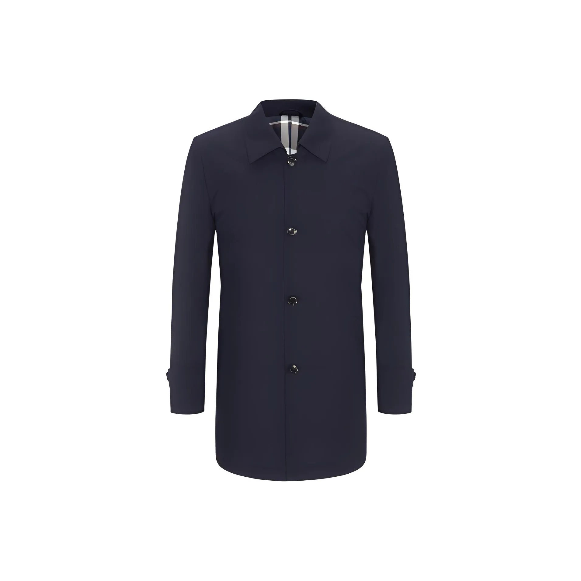 YOUNGOR Тренчкот Мужской Темно-Синий