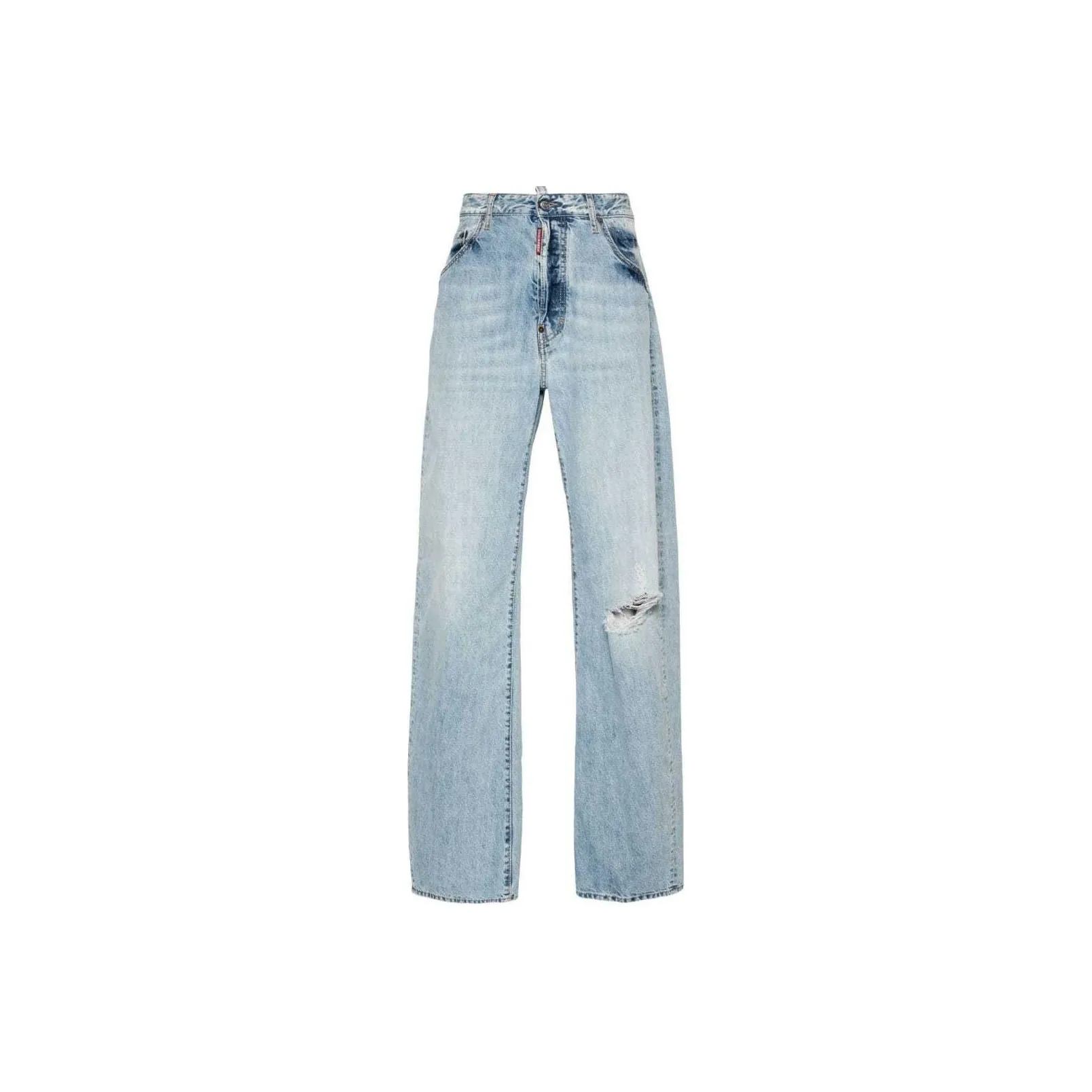 DSQUARED 2 Distressed Light Palm Beam Wash 642 Jeans