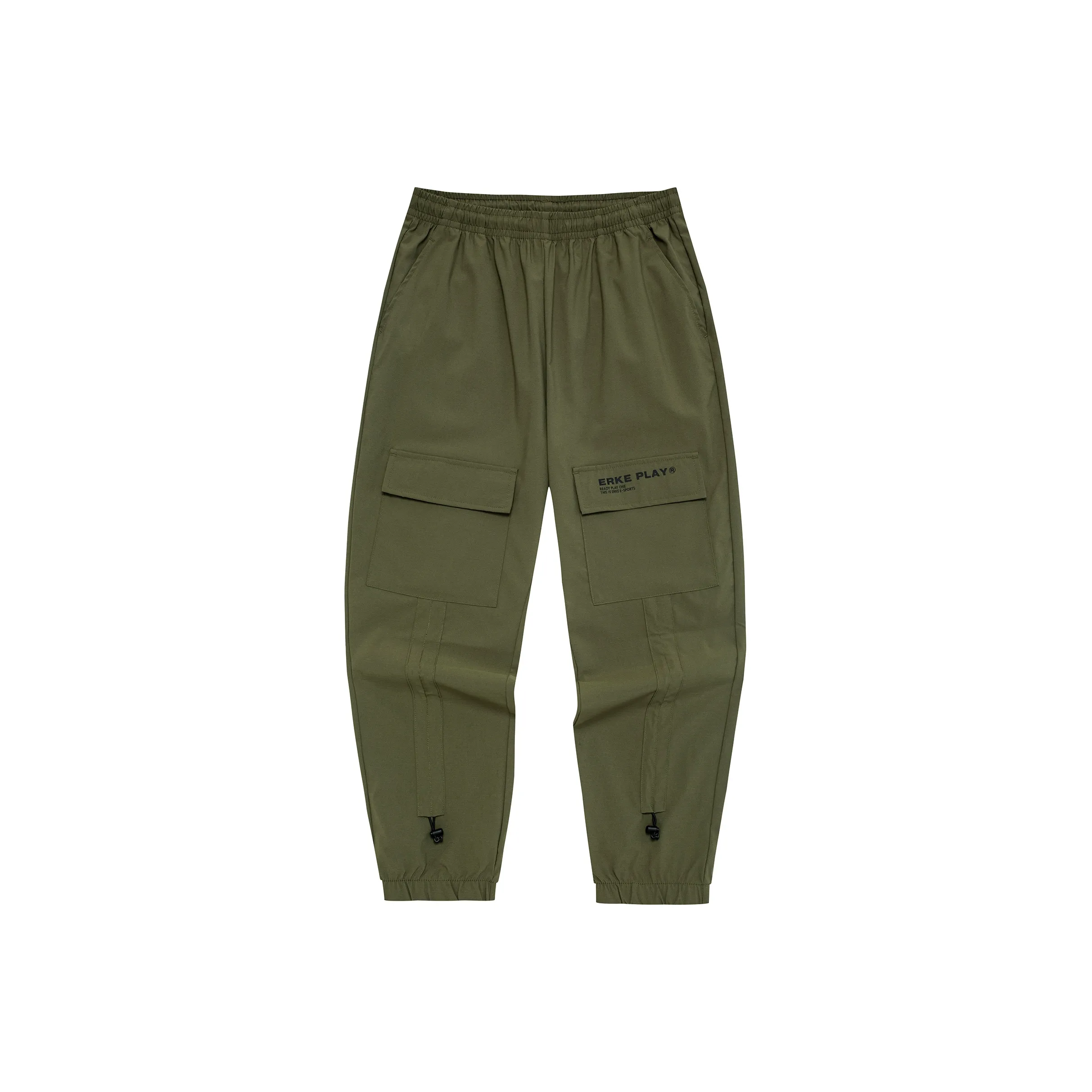 Erke Pine Goose Green Men's Cargo Pants Эрке Сосна Гусь Зеленый Мужские Карго Брюки