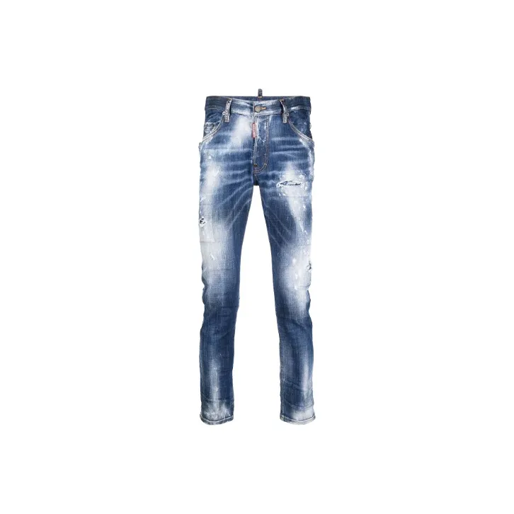 raised seam tapered jeans