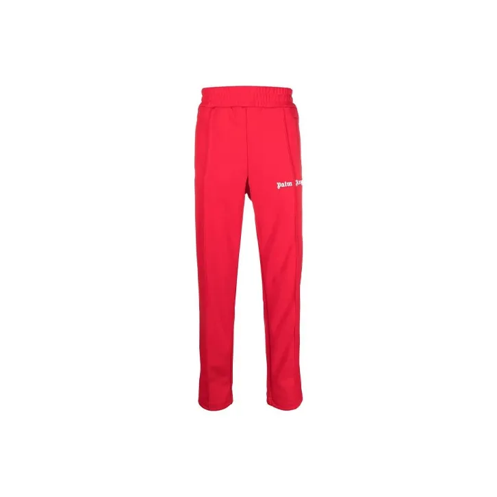 PALM ANGELS Knitted Sweatpants Men's Red