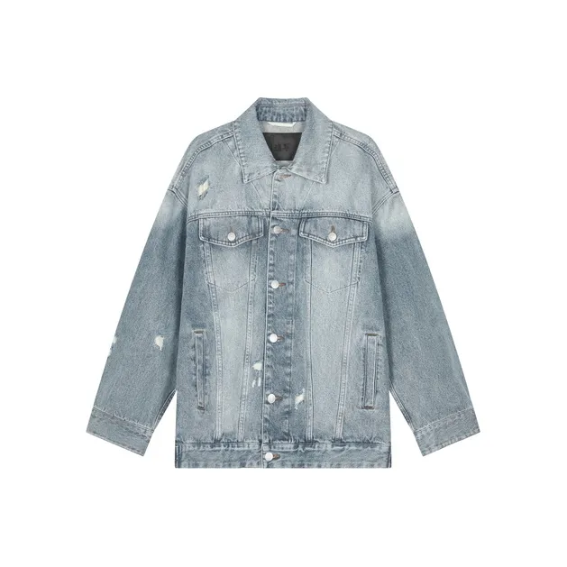 CROQUIS 991 Denim Темно-синий Синий Мужские Куртки