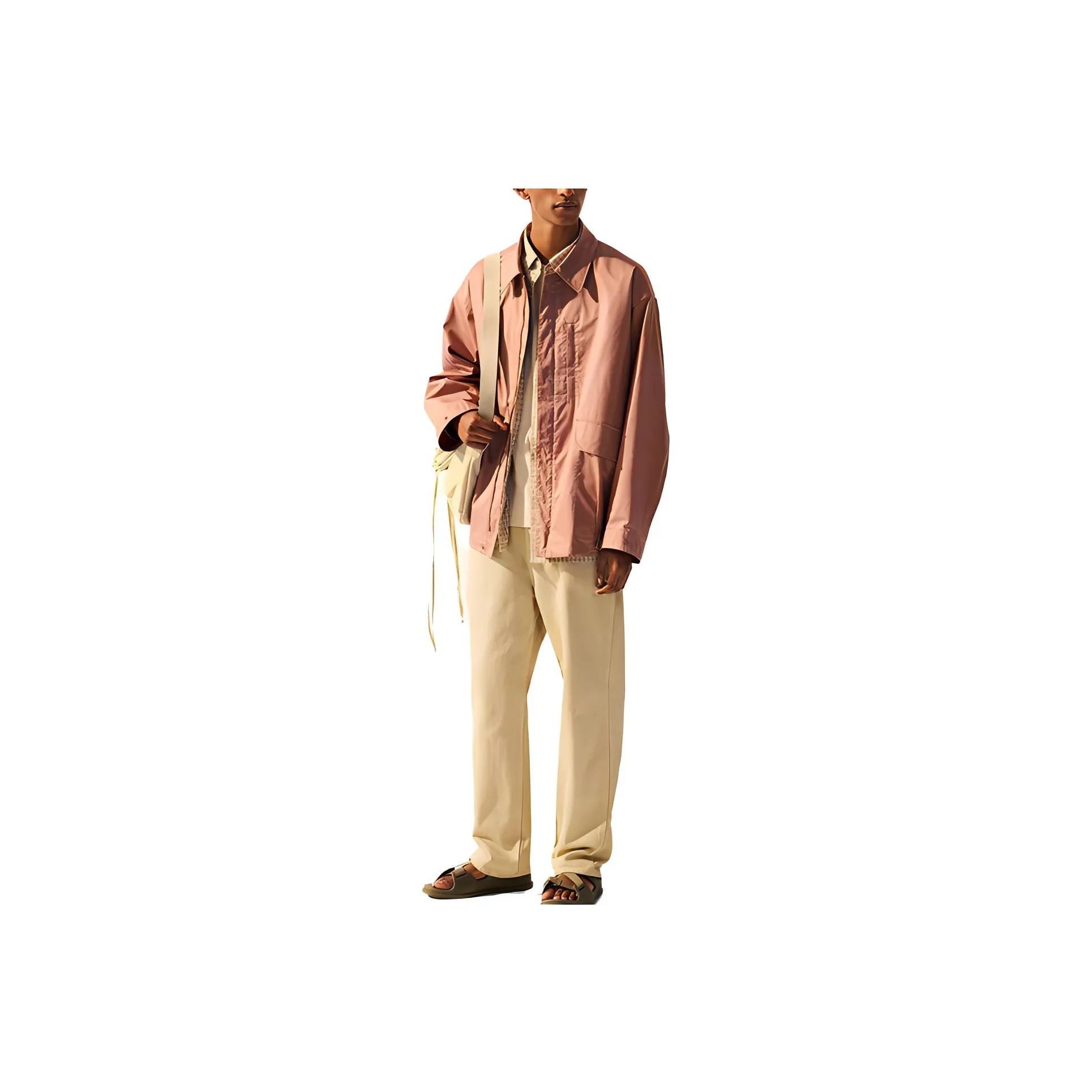 UNIQLO U Collection SS23 Джинсы Унисекс Бежевый