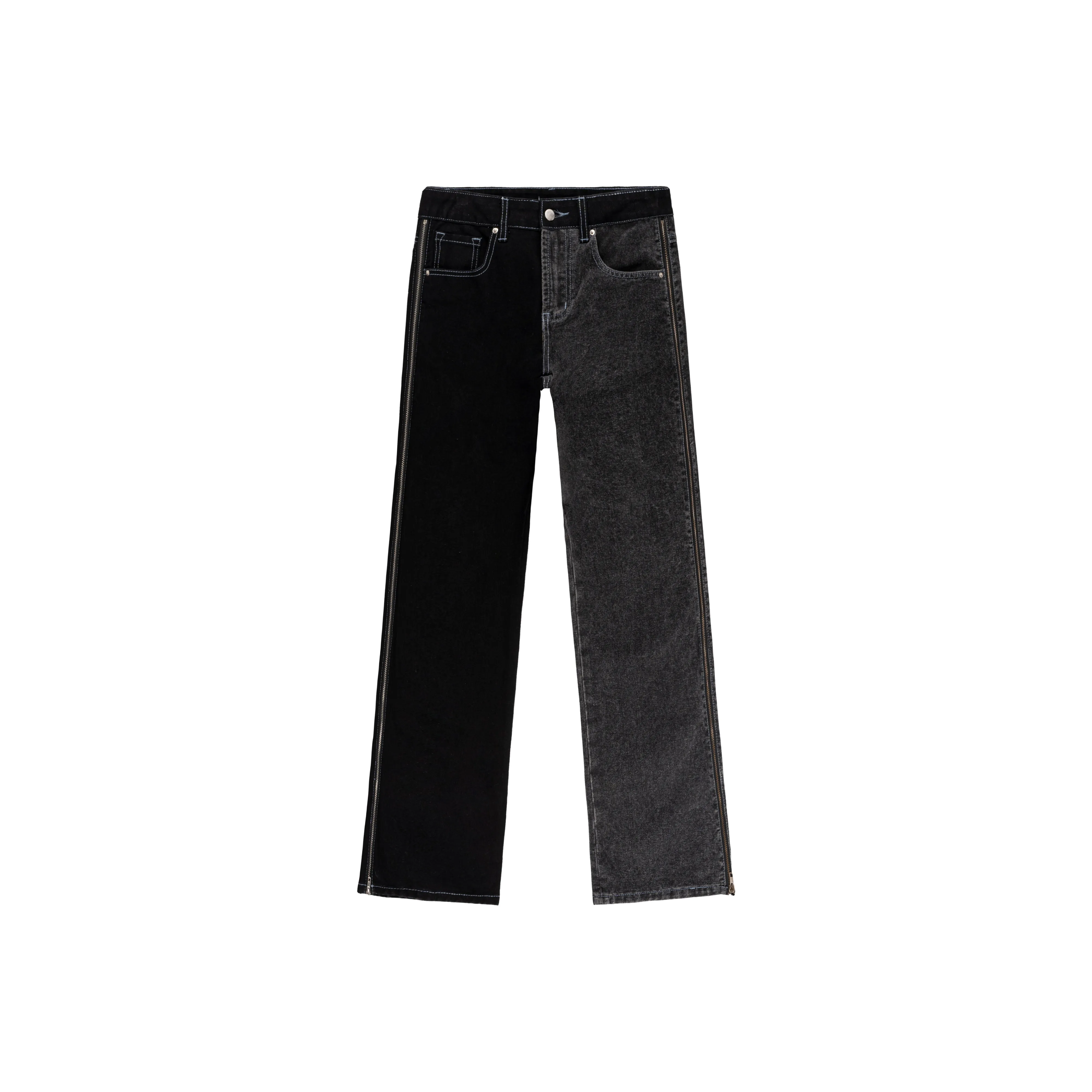 XINYINSU Deconstruction Jeans Unisex Black